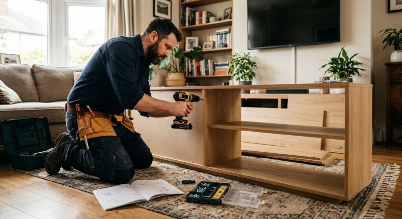 Entertainment Center Assembly in Overland Park, KS