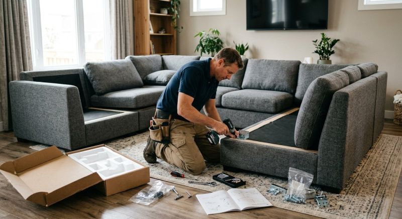 Sofa Assembly in Overland Park, KS