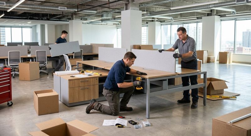 Standing Desk Assembly in Olathe, KS