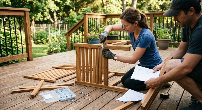 Deck Chair Assembly in Overland Park, KS